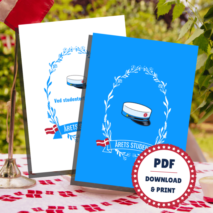 Gæstebog til studenterfest - HF - Lou Noire - Gave til student Gæstebog til studenterfest - HF - Lou Noire - Gave til student