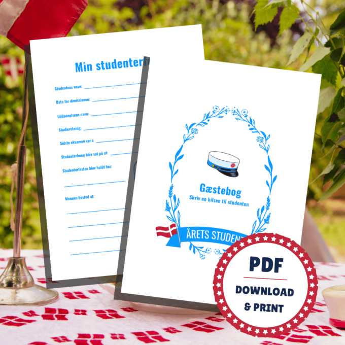 Gæstebog til studenterfest - HF - Lou Noire - Studentergilde Gæstebog til studenterfest - HF - Lou Noire - Studentergilde