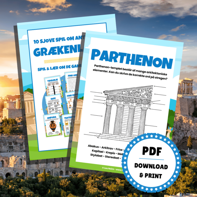 10 sjove spil om antikkens Grækenland - Lou Noire - Parthenon