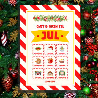 Gæt & Grin til jul - Lou Noire - Cover