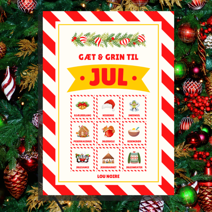 Gæt & Grin til jul - Lou Noire - Cover Gæt & Grin til jul - Lou Noire - Cover