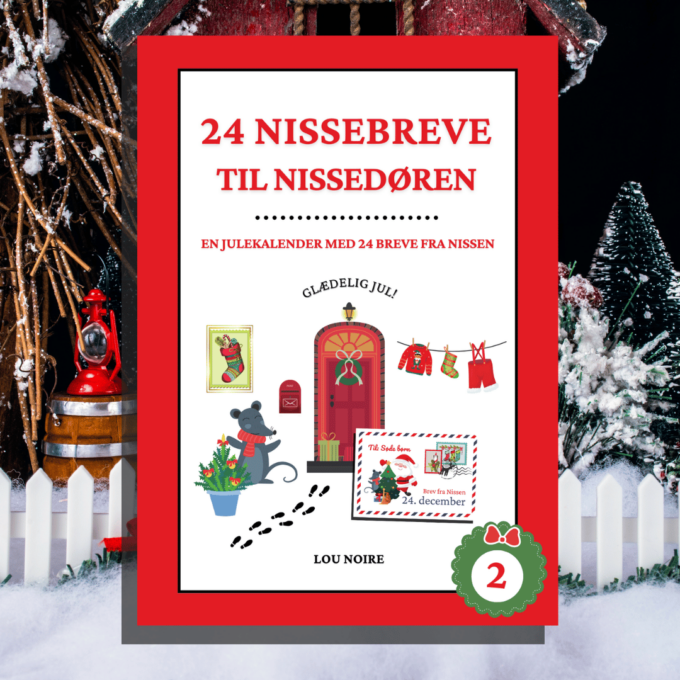 24 nissebreve til nissedøren - 2 - Lou Noire - Cover 24 nissebreve til nissedøren - 2 - Lou Noire - Cover
