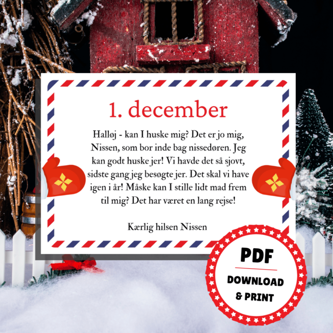 24 nissebreve til nissedøren - 2 - Lou Noire - Nissedør 24 nissebreve til nissedøren - 2 - Lou Noire - Nissedør