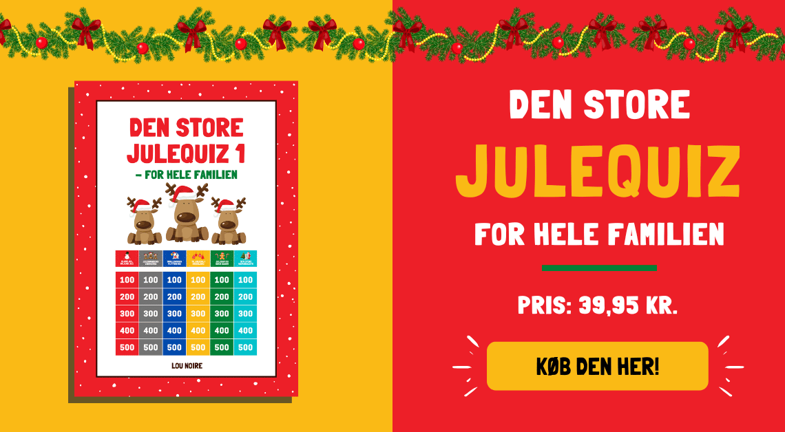 Lou Noire - Banner - Den store julequiz for hele familien