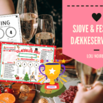 Sjove print-selv dækkeservietter - bordpynt og underholdning i et - Lou Noire