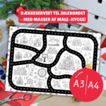 Dækkeserviet med Juleby - Lou Noire - Cover