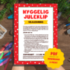 Hyggelig Juleklip - Lou Noire - 12 skabeloner til julepynt