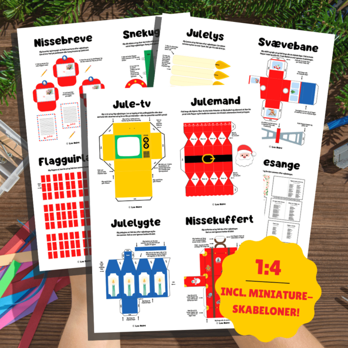 Hyggelig Juleklip - Lou Noire - Mini-julepynt