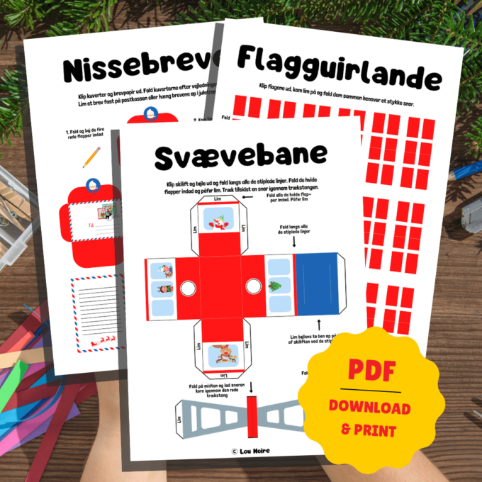 Hyggelig Juleklip - Lou Noire - Svævebane til nisselandskab og juleby