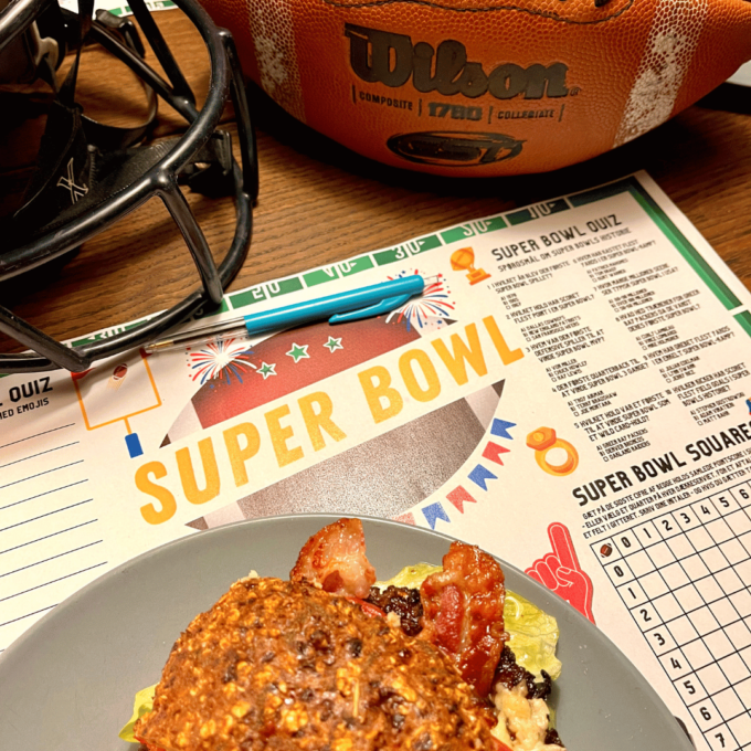 Dækkeserviet til Super Bowl - Lou Noire - Amerikansk Fodbold