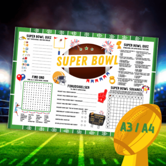 Dækkeserviet til Super Bowl - Lou Noire - Cover