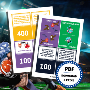 Den Store NFL-quiz - Lou Noire - Print selv quiz