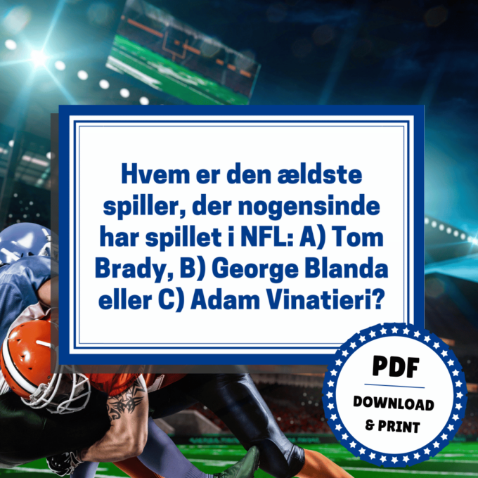 Den Store NFL-quiz - Lou Noire - Stats Den Store NFL-quiz - Lou Noire - Stats