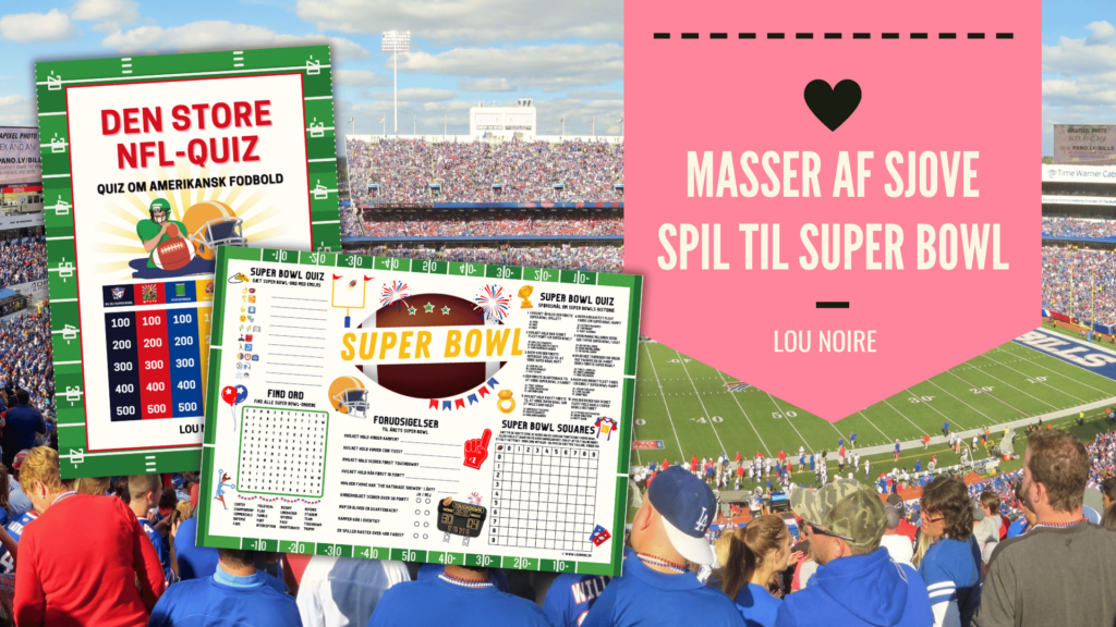 Sjove spil til Super Bowl - gør kampen endnu sjovere - Lou Noire