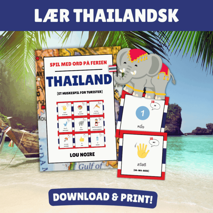 Spil med ord på ferien - Thailand - Lou Noire - Print selv Spil med ord på ferien - Thailand - Lou Noire - Print selv