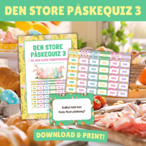 Den Store Påskequiz 3 - til påskefrokost - Lou Noire - Oversigt