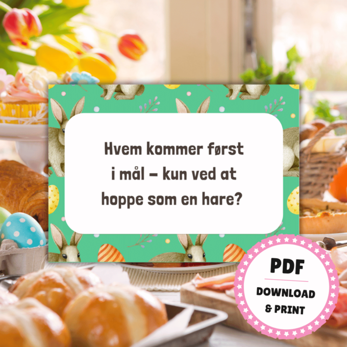 Den Store Påskequiz 3 - til påskefrokost - Lou Noire - Påskelege Den Store Påskequiz 3 - til påskefrokost - Lou Noire - Påskelege