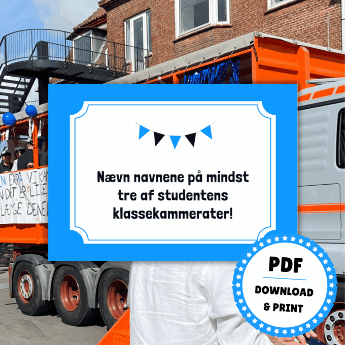 Det Store Quiz-Show til Studenten - HF - Lou Noire - Tale til student