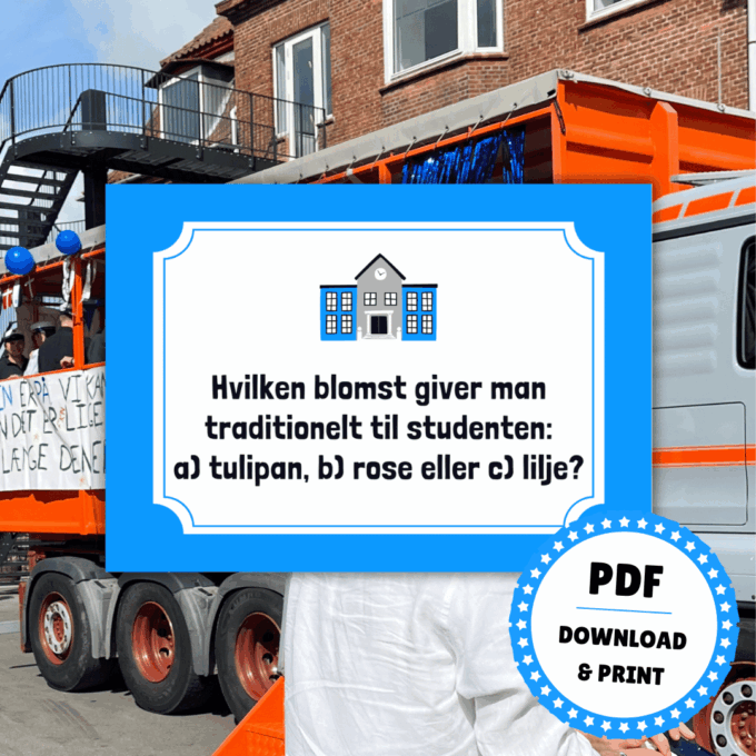 Det Store Quiz-Show til Studenten - HF - Lou Noire - Underholdning til studentergilde