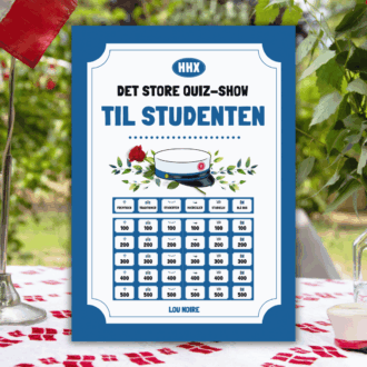 Det Store Quiz-Show til Studenten - HHX - Lou Noire - Cover