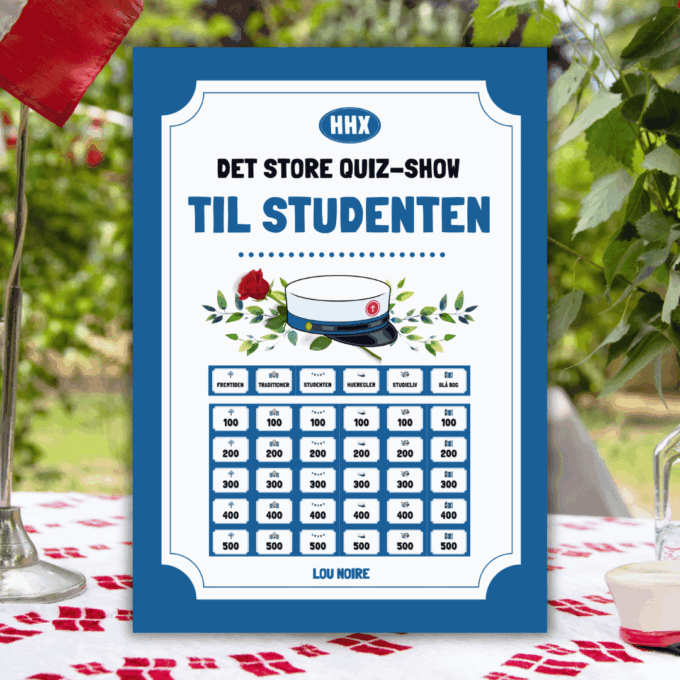 Det Store Quiz-Show til Studenten - HHX - Lou Noire - Cover