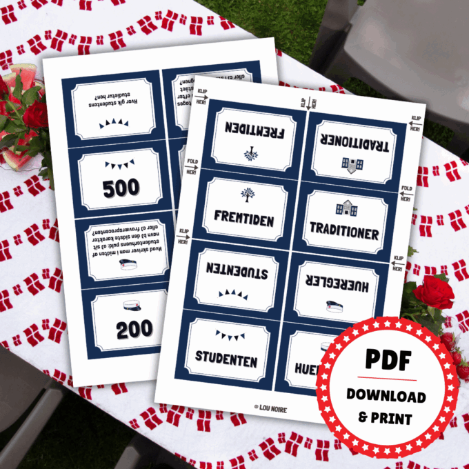 Det Store Quiz-Show til Studenten - HTX - Lou Noire - Print selv quiz