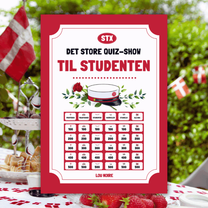 Det Store Quiz-Show til Studenten - STX - Lou Noire - Cover