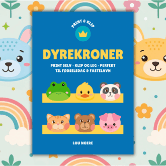 Dyrekroner - Print & Klip - Lou Noire - Cover