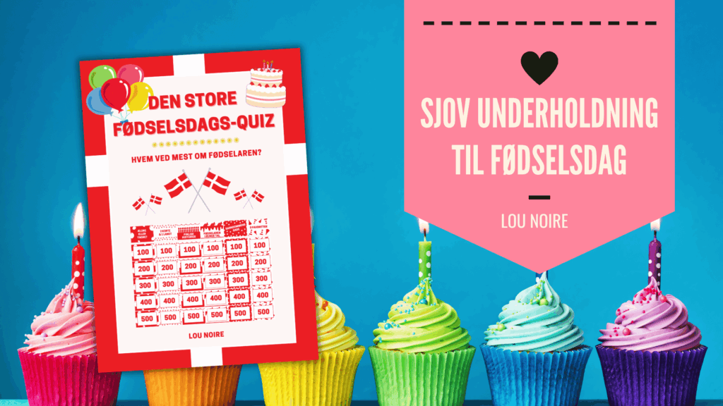 Underholdning til fødselsdag - tips og gode ideer