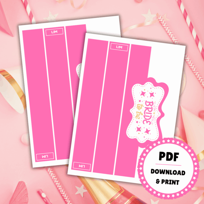 Tiara & Tissemænd - 10 kroner til polterabend - Lou Noire - Kreativ aktivitet