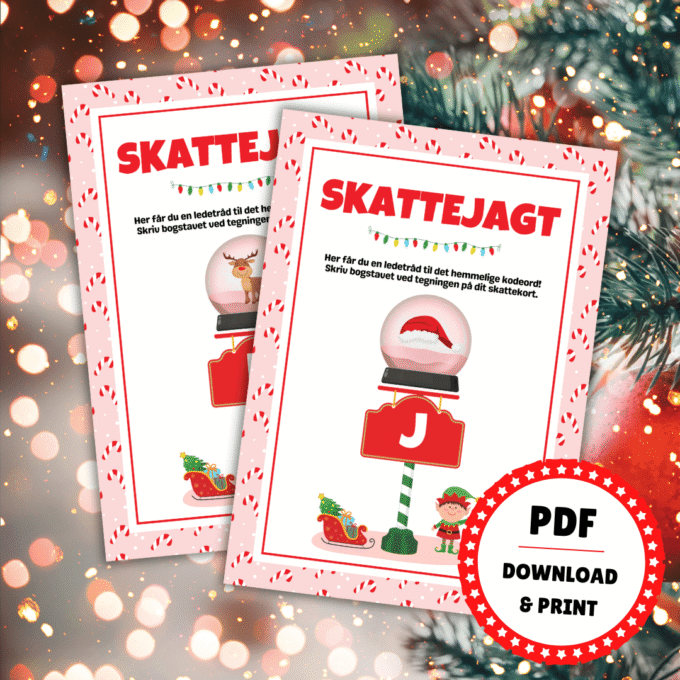 Den Sjove Jule-skattejagt - Lou Noire - Symboler til kodeord