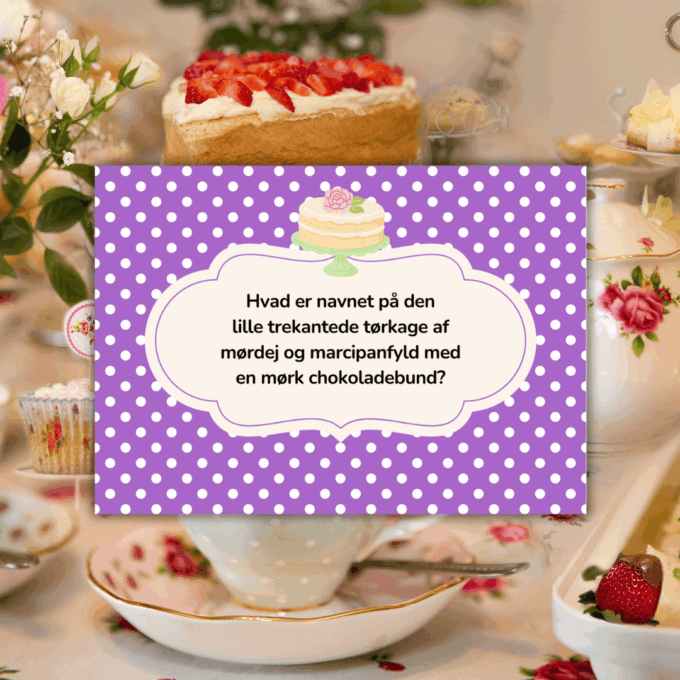 Den Store Kagequiz 1 - Lou Noire - Sjove spil Den Store Kagequiz 1 - Lou Noire - Sjove spil