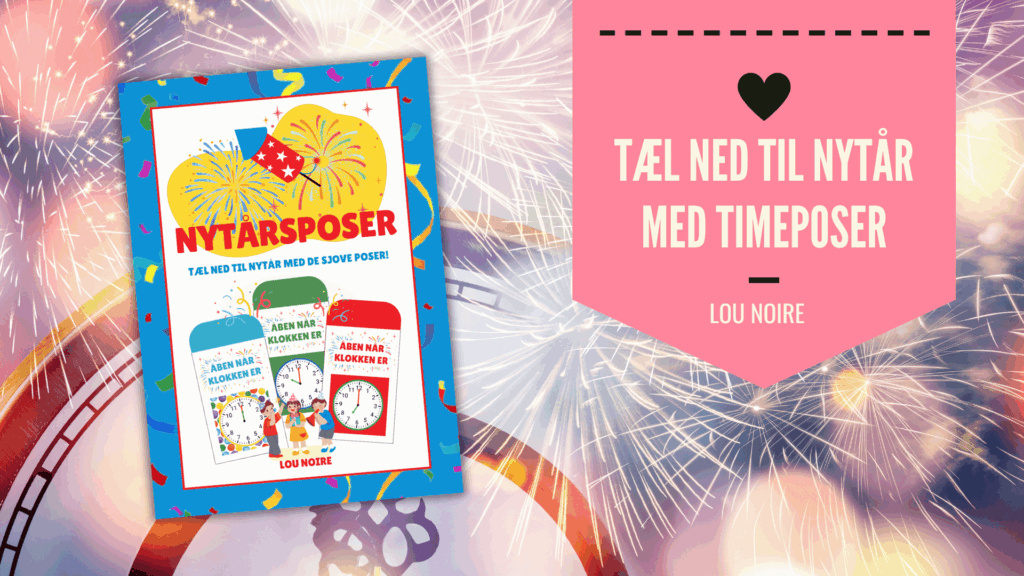 Kreative nedtællingsposer til nytår med børn - Lou Noire