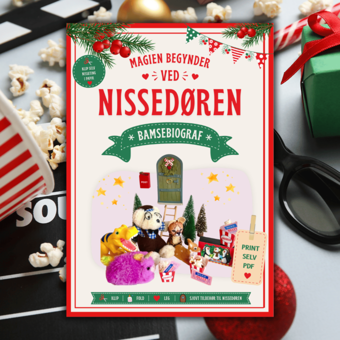 Bamsebiograf - Tilbehør til nissedør - Lou Noire - Cover Bamsebiograf - Tilbehør til nissedør - Lou Noire - Cover