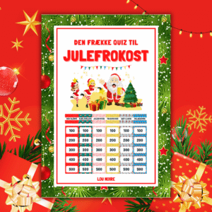 Den Frække Quiz til Julefrokost - Lou Noire - Cover