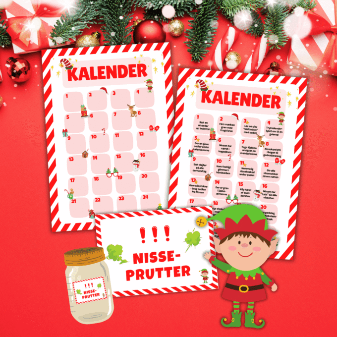 Den Store Bog om Nissedrillerier - Lou Noire - Kalender til jul Den Store Bog om Nissedrillerier - Lou Noire - Kalender til jul