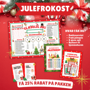 Den Sjove Julefrokost-pakke - Lou Noire - Cover
