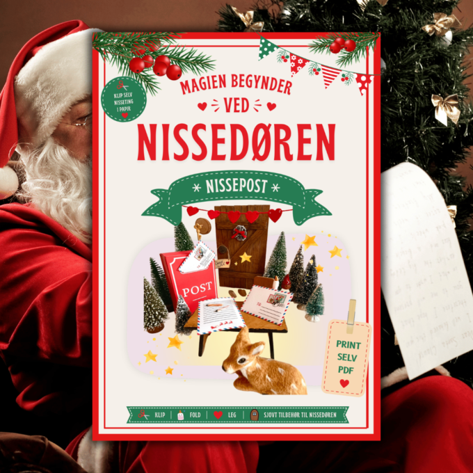 Nissepost - Tilbehør til nissedør - Lou Noire - Cover Nissepost - Tilbehør til nissedør - Lou Noire - Cover