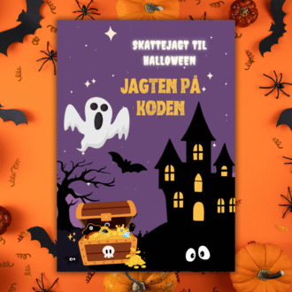 Skattejagt til Halloween - Jagten på koden - Lou Noire - Cover