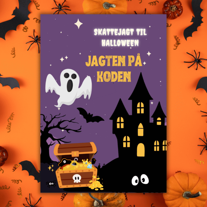 Skattejagt til Halloween - Jagten på koden - Lou Noire - Cover Skattejagt til Halloween - Jagten på koden - Lou Noire - Cover