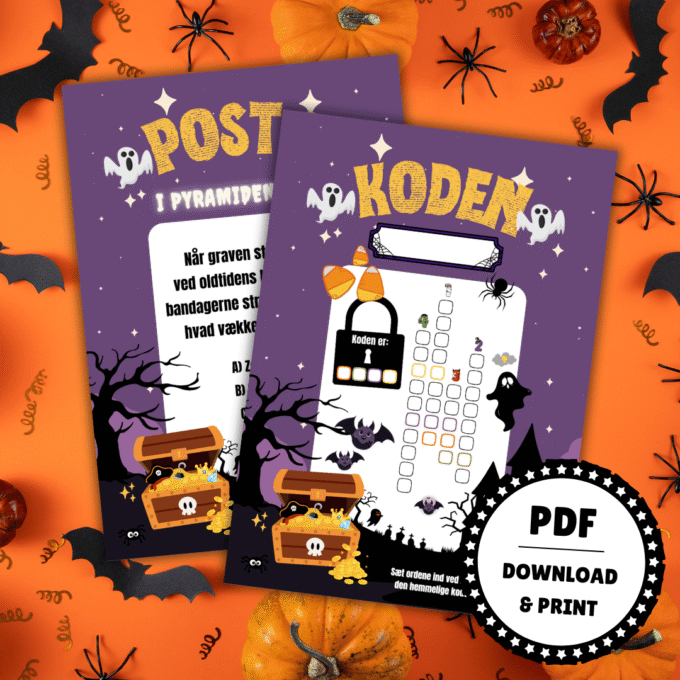 Skattejagt til Halloween - Jagten på koden - Lou Noire - Spil Skattejagt til Halloween - Jagten på koden - Lou Noire - Spil