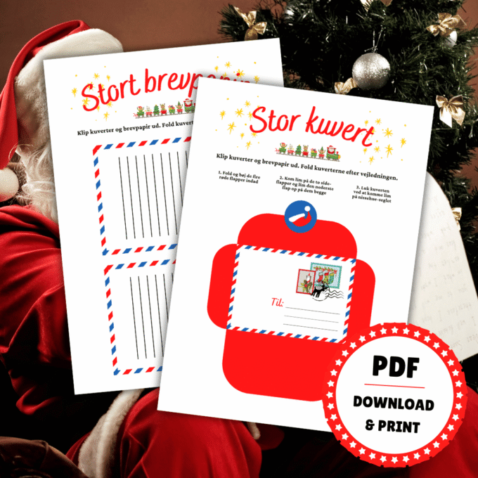 Tilbehør til nissedør - Nissepost - Lou Noire - Nissebreve