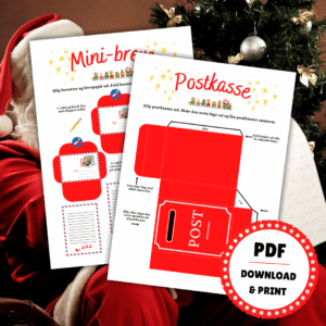 Tilbehør til nissedør - Nissepost - Lou Noire - Postkasse