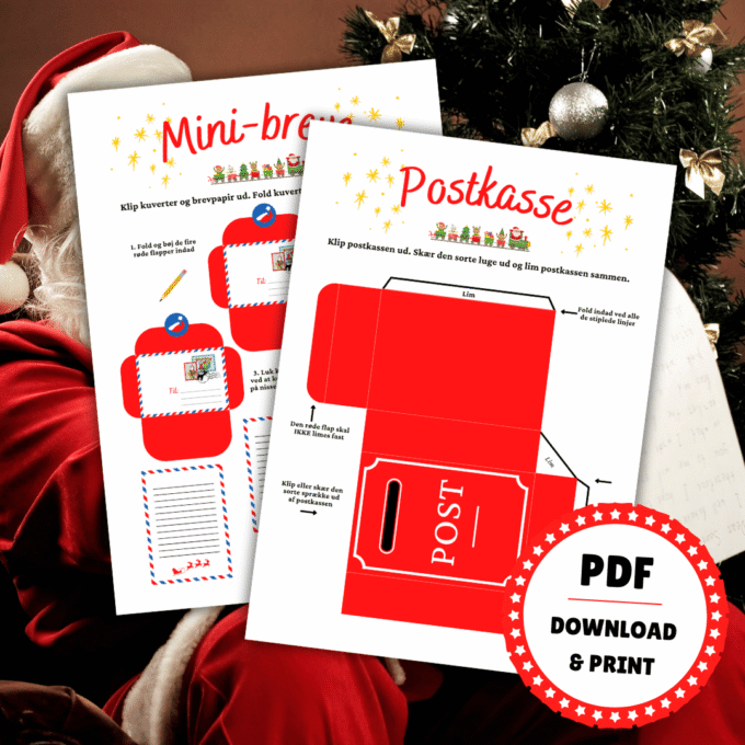 Tilbehør til nissedør - Nissepost - Lou Noire - Postkasse