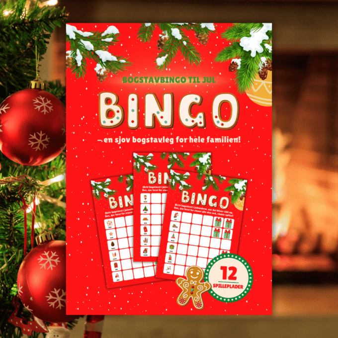 Bogstavbingo til jul - Lou Noire - Cover