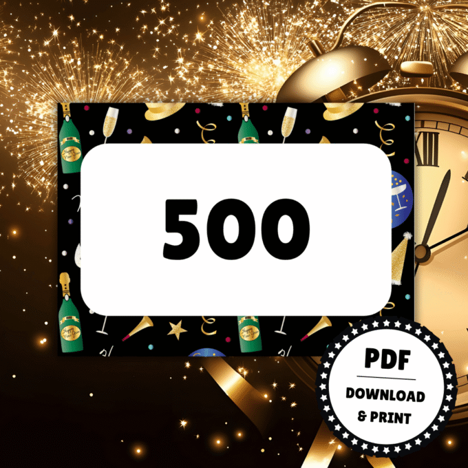 Den Store Nytårsquiz 2 - Lou Noire - Quizkort