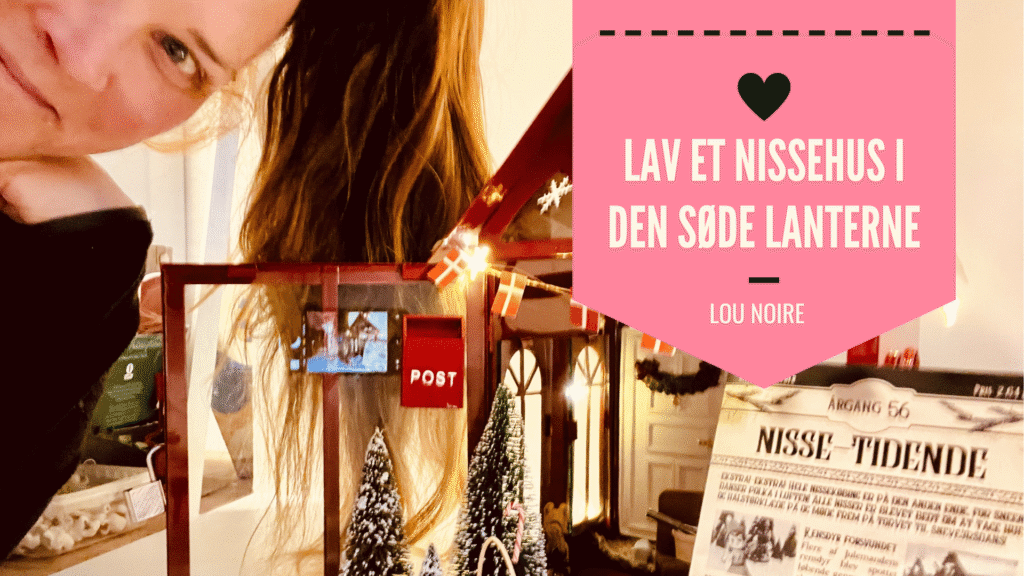 Lav et nissehus i en lanterne - Lou Noire