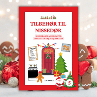 Tilbehør til nissedør - 5 - Julekager - Lou Noire - Cover