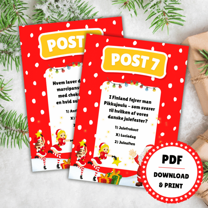 Tip en 13'er til julefrokost - Lou Noire - Quiz til jul