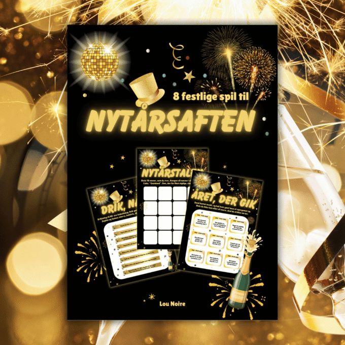 8 festlige spil til nytårsaften - Lou Noire - Cover